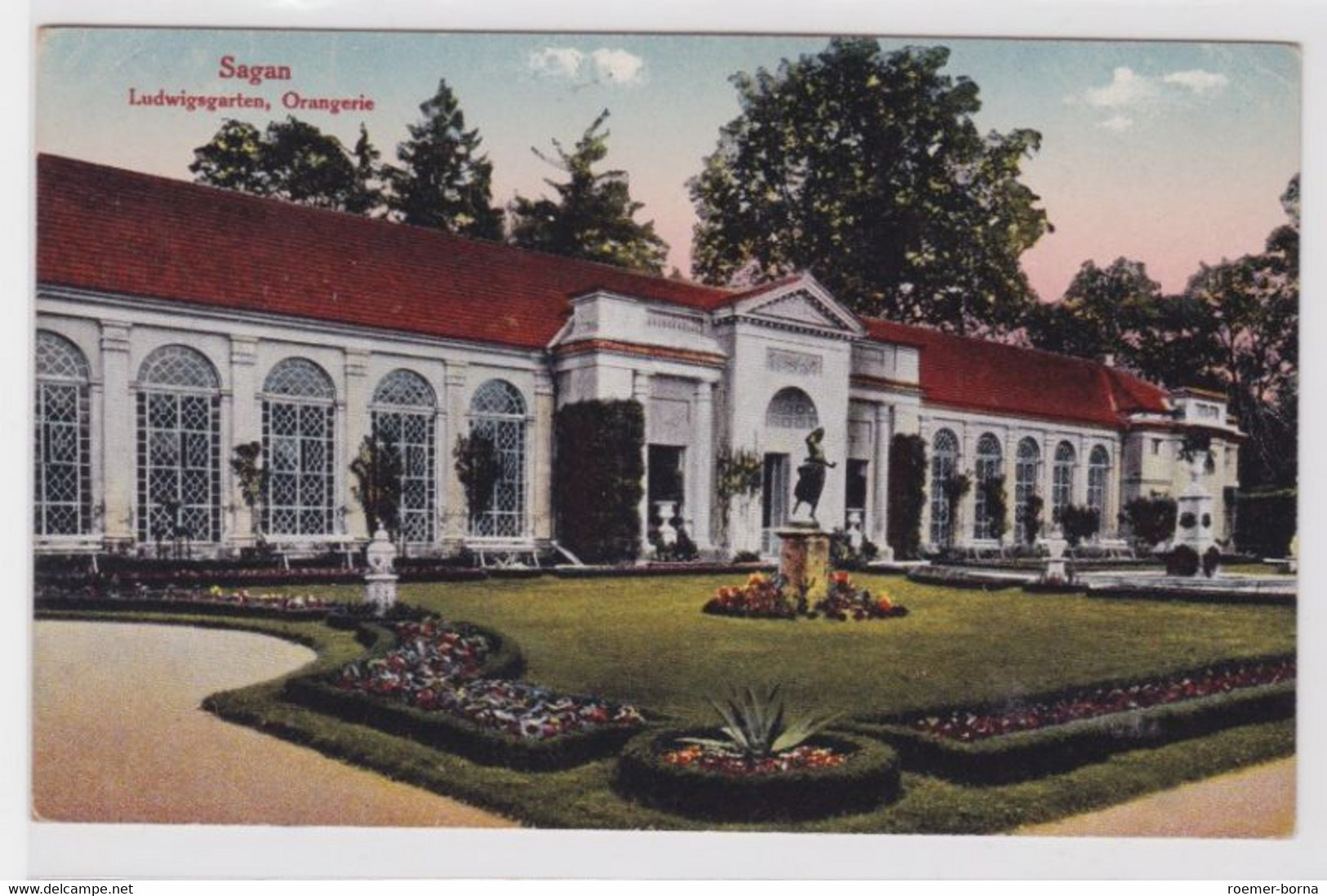 98078 Ak Sagan Zagan Ludwigsgarten Orangerie 1928 - Neumark