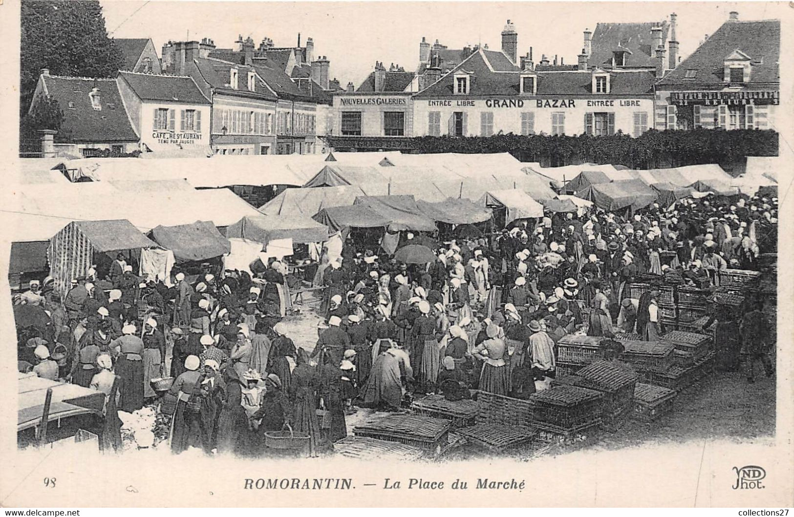 41-ROMORANTIN- LA PLACE DU MARCHE - Romorantin