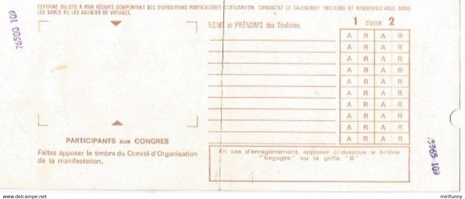 SNCF/BILLET ARLES-AVIGNON/VIA TARASCON/19.04.1983 - Unclassified
