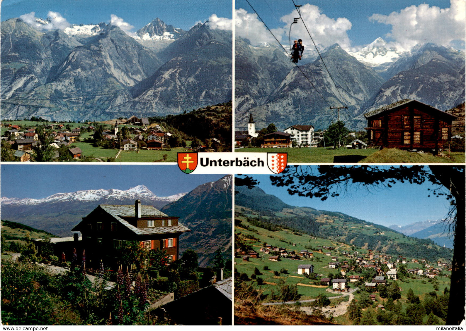 Unterbäch - 4 Bilder (46867) * 30. 7. 1986 - Unterbäch