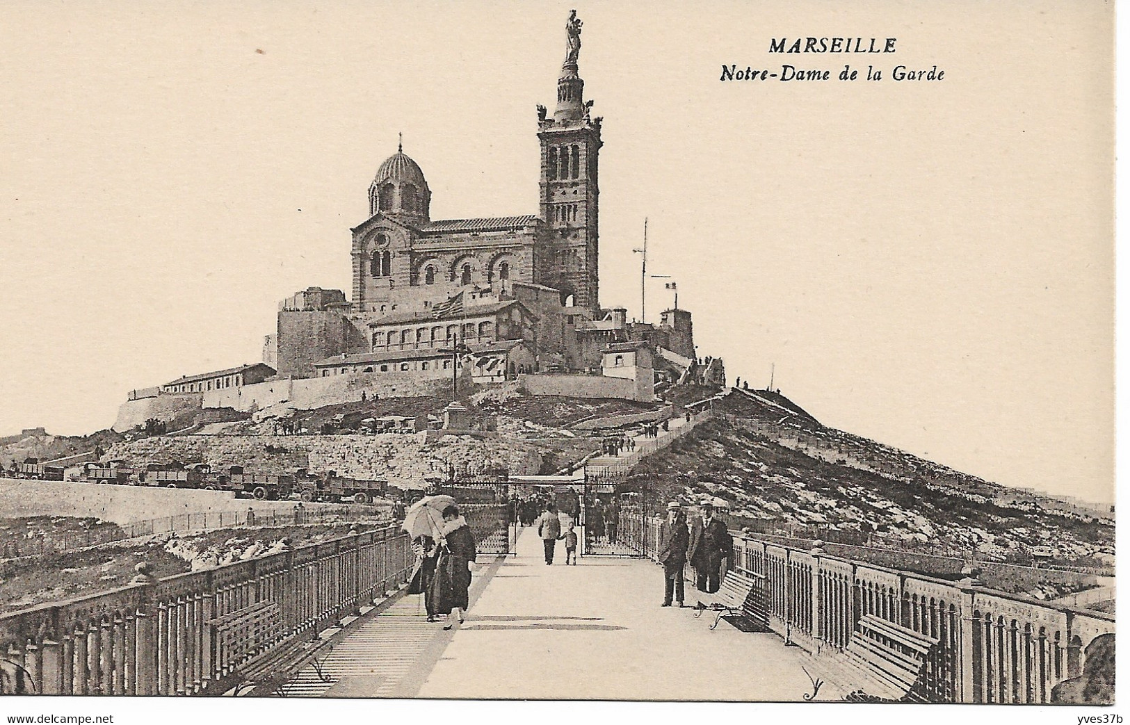 MARSEILLE - Notre-Dame De La Garde - Notre-Dame De La Garde, Funicular Y Virgen