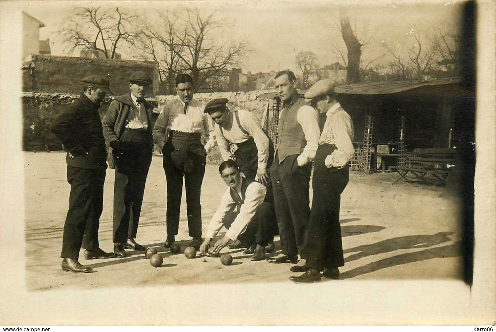 Pétanque * Carte Photo * Joueurs De Boules * Jeu De Boule * Boulodrome - Regional Games