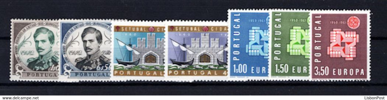 1961 Portugal Complete Year MNH Stamps. Année Compléte Timbres Neuf Sans Charnière. Ano Completo Novo Sem Charneira. - Années Complètes