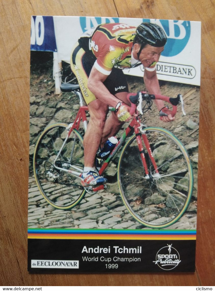 Cyclisme - Carte Publicitaire SPORT & PUBLICITY 1999 : Andrei TCHMIL - Cycling