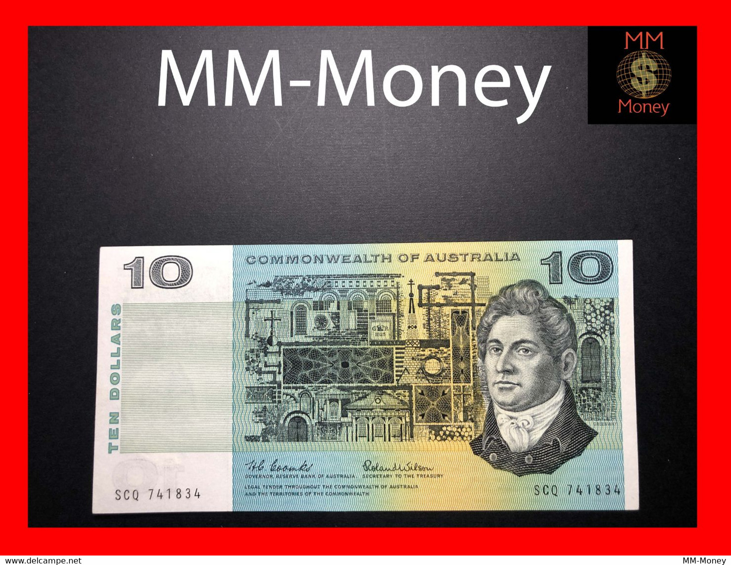 AUSTRALIA 10 $ 1966 P. 40 A "Commonwealth"   *sig. Coombs - Wilson*   "scarce Note"   AUNC     [MM-Money] - 1966-72 Reserve Bank Of Australia