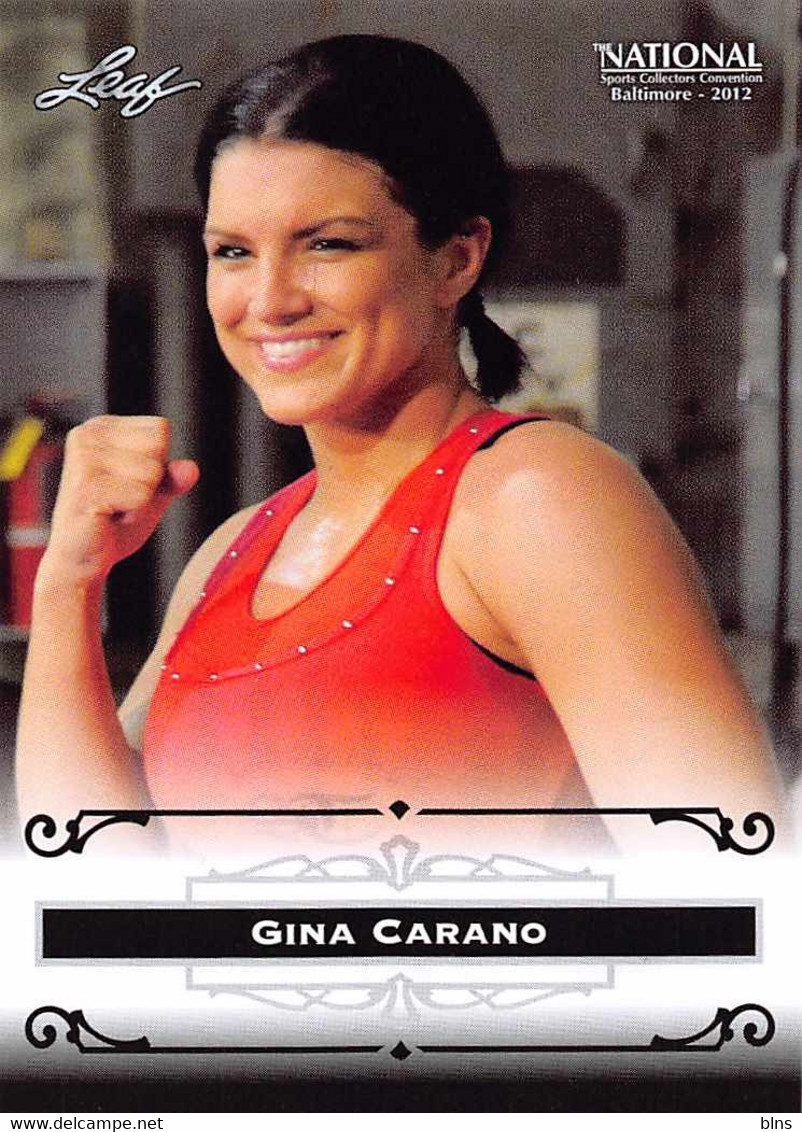 Gina Carano - Leaf Trading Card - MMA - Special Edition The National Sports Collectors Convention Baltimore 2012 - Gevechtssport
