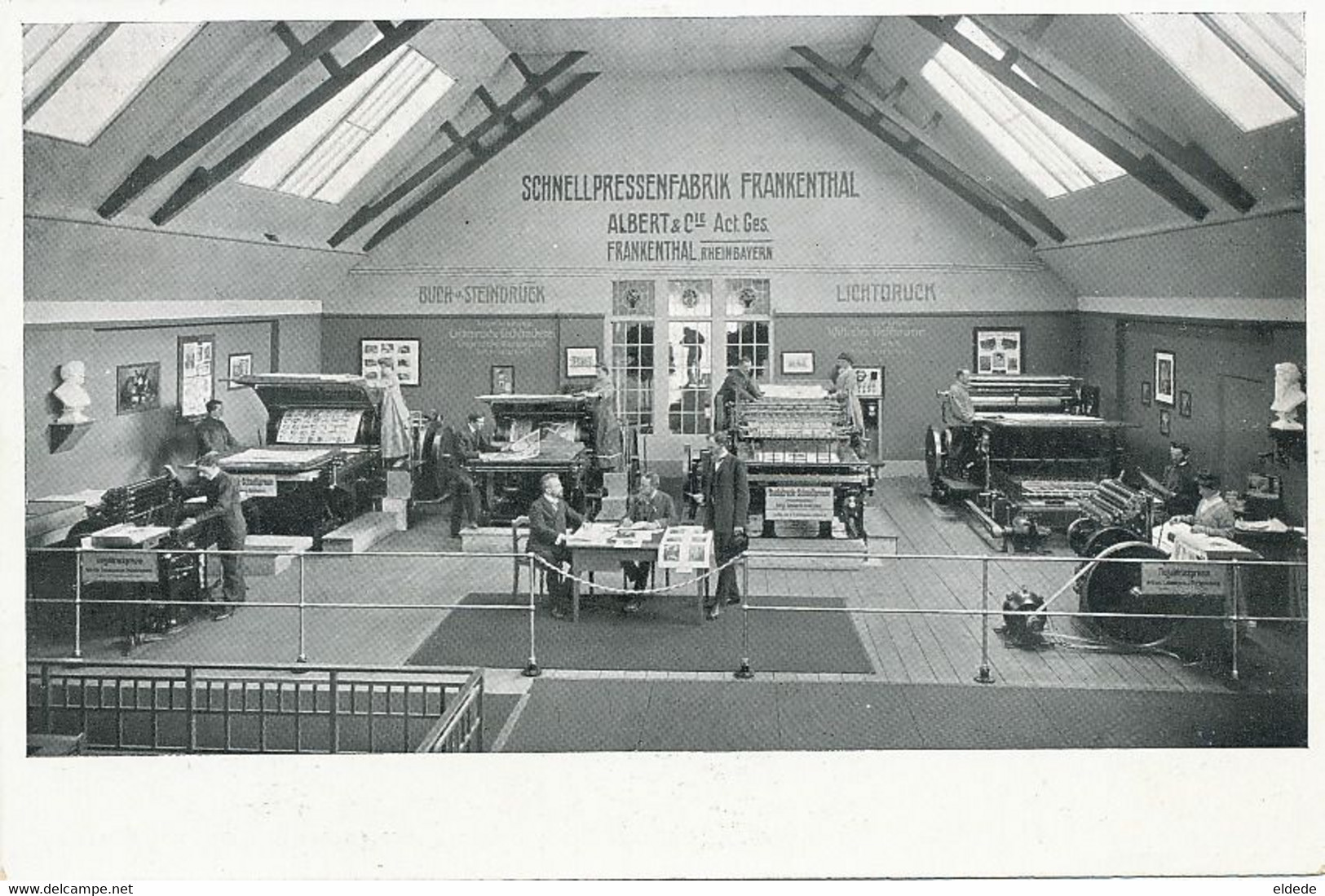 Albert Cie Engine Room Frankenthal  International Photography Exhibition Dresden 1909 - Frankenthal