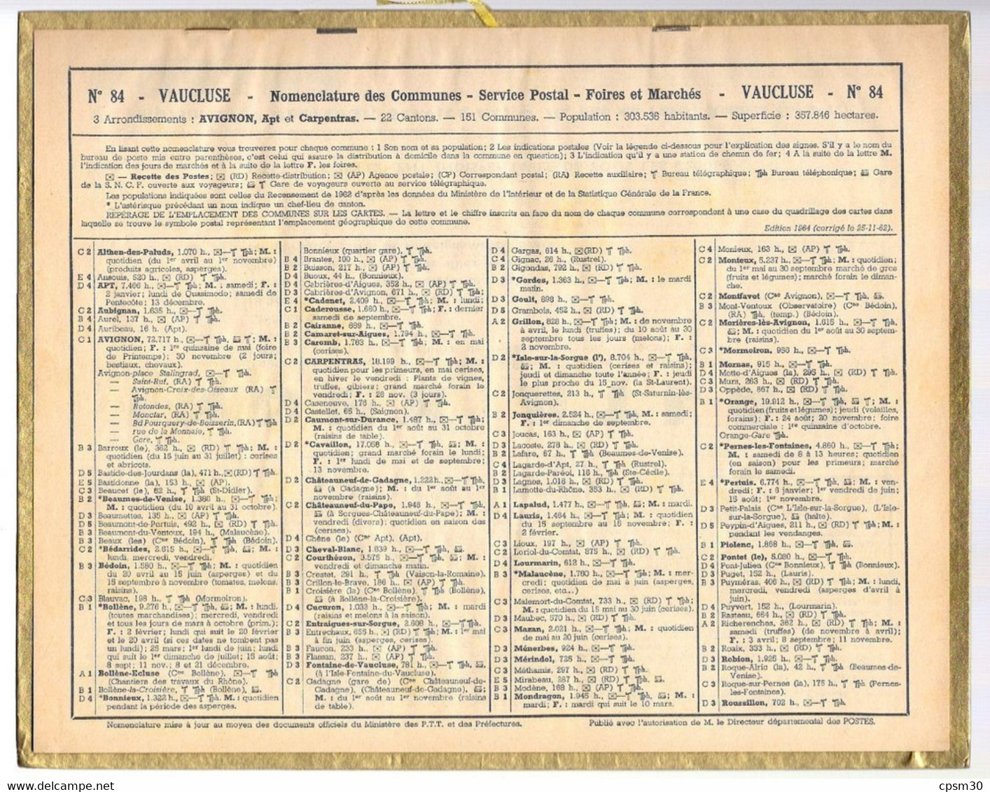 CALENDRIER GF 1964 - Route De Sin Le Noble, Peinture De Corot, Imprimeur Oberthur Rennes - Grand Format : 1961-70