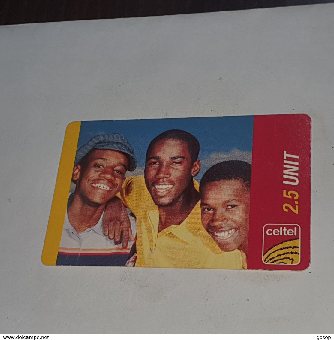 Zambia-(ZM-CEL-REF-0010A)-boys3-(2)-(2.5unit)-(0844-3777-8013-61)-used Card+1card Prepiad Free - Zambie