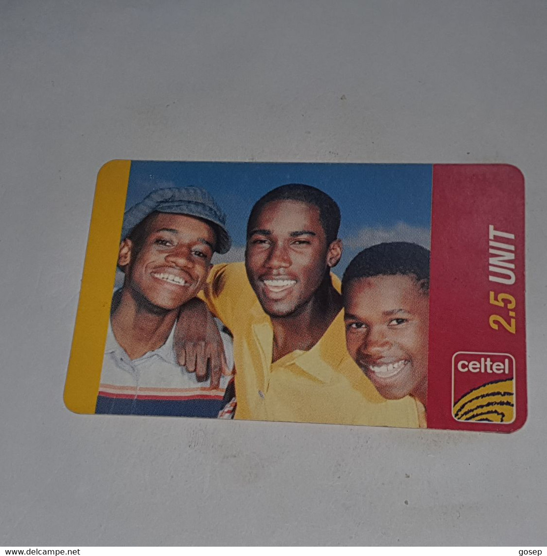 Zambia-(ZM-CEL-REF-0010B/1)-boys3-(4)-(2.5unit)-(0924-9611-3692-04)-used Card+1card Prepiad Free - Sambia