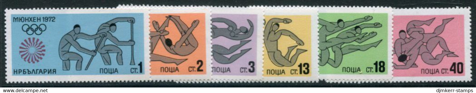 BULGARIA 1972  Olympic Games MNH / **.  Michel  2172-77 - Nuevos