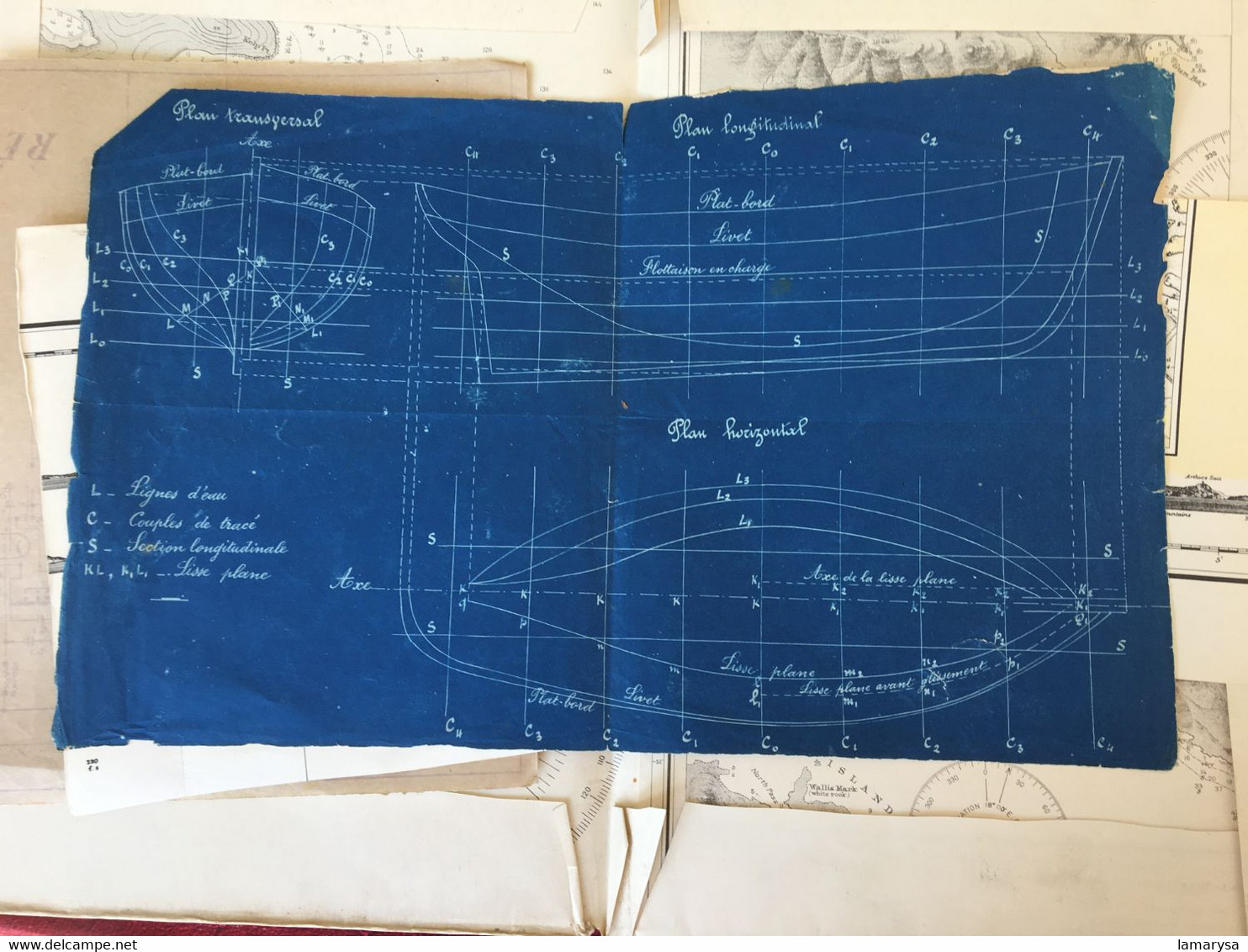 Archives Livre De Bord Paquebot CAMPANA Renseignements Des Voyages  "Navire En Mer"Sté Générale Des Transports Maritimes - Technik & Instrumente