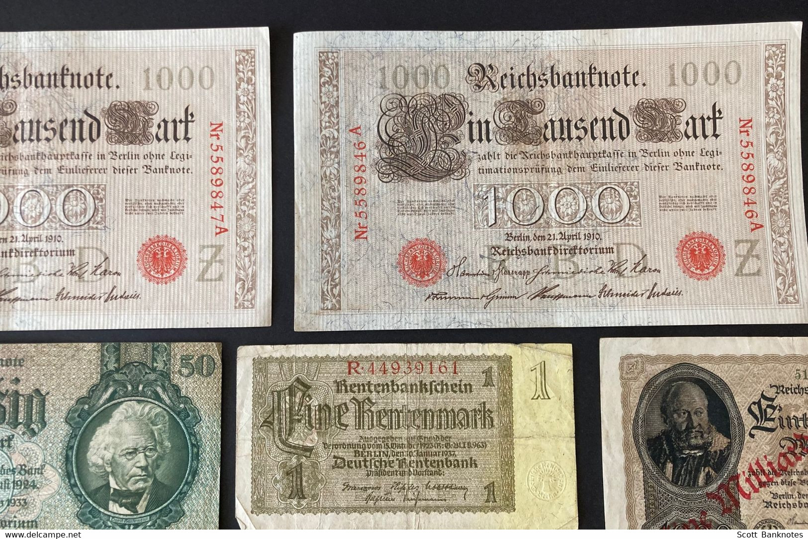 20 X Various German Banknotes - Collezioni