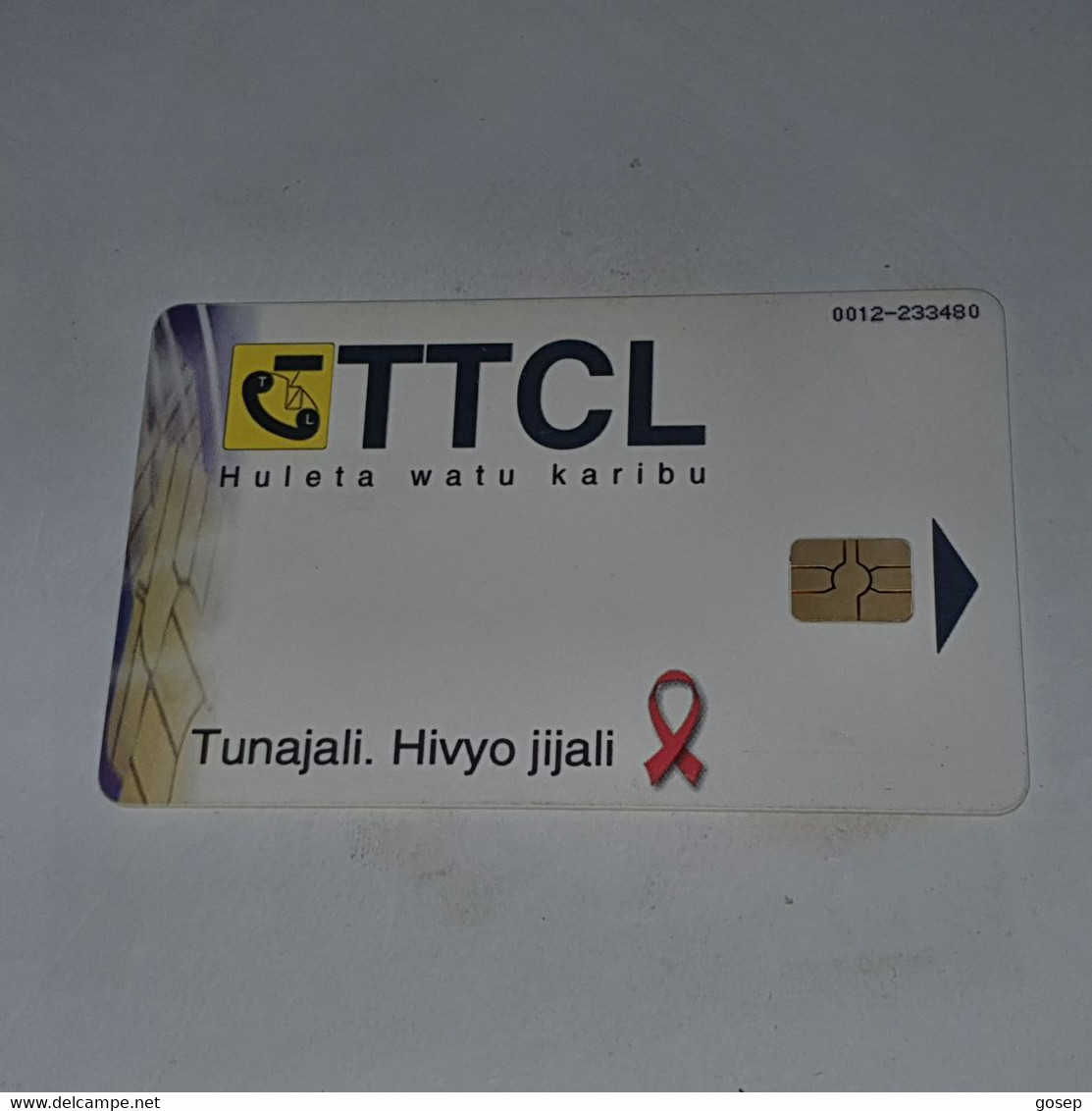 Tanzania-(TZ-TTCL-0017)-sungura Mjanja-(18)-(Tshs-500)-(0012-233480)-used Card+1card Prepiad/gift Free - Tansania