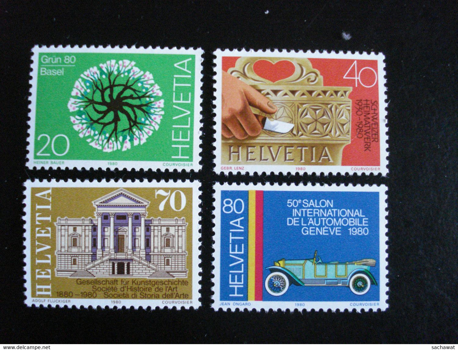 Suisse 1980 - Anniversaires - Y.T. 1100/1103 - Neufs (**) Mint (MNH) - Sonstige & Ohne Zuordnung