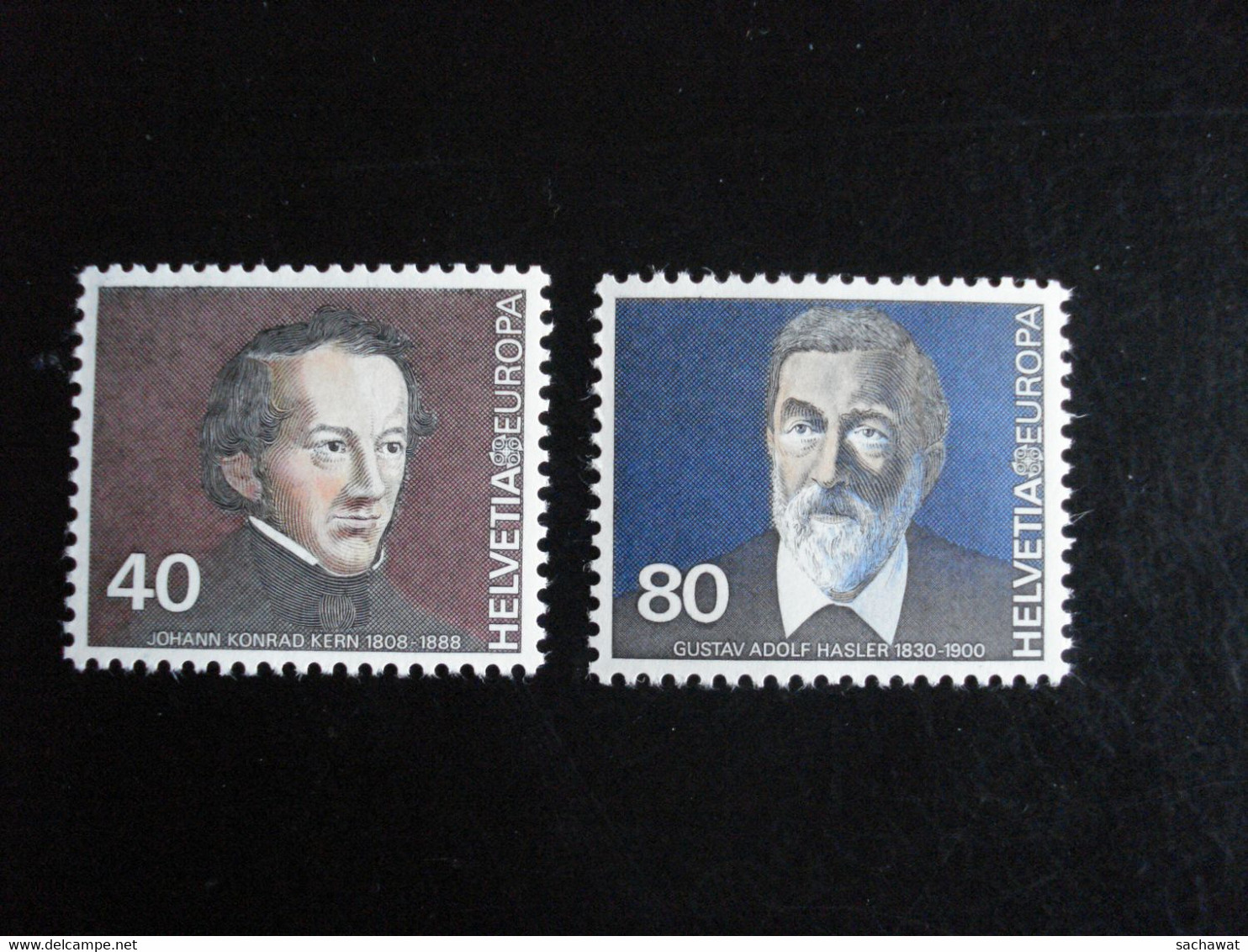 Suisse 1980 - Europa "Personnages Célèbres" - Y.T. 1104/1105 - Neufs (**) Mint (MNH) - Otros & Sin Clasificación