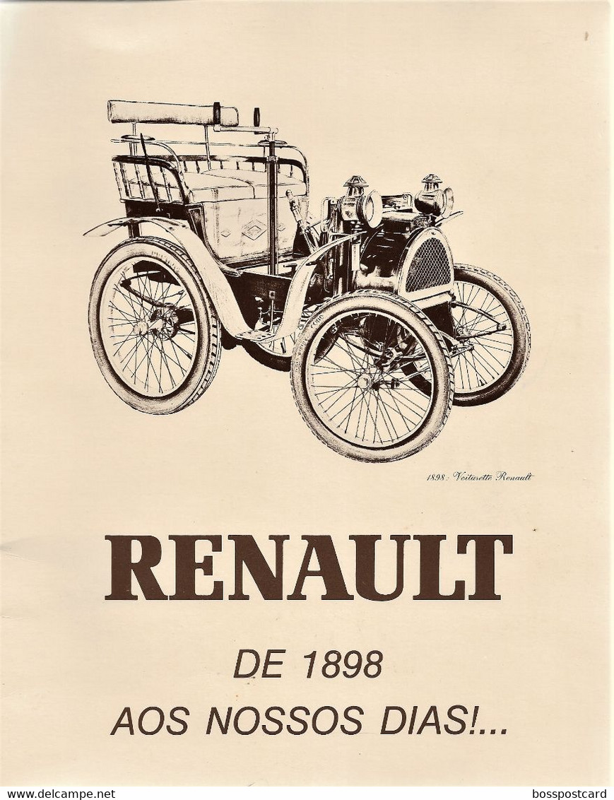 France - Renault De 1898 Aos Nossos Dias - Old Cars - Voitures - Revues & Journaux