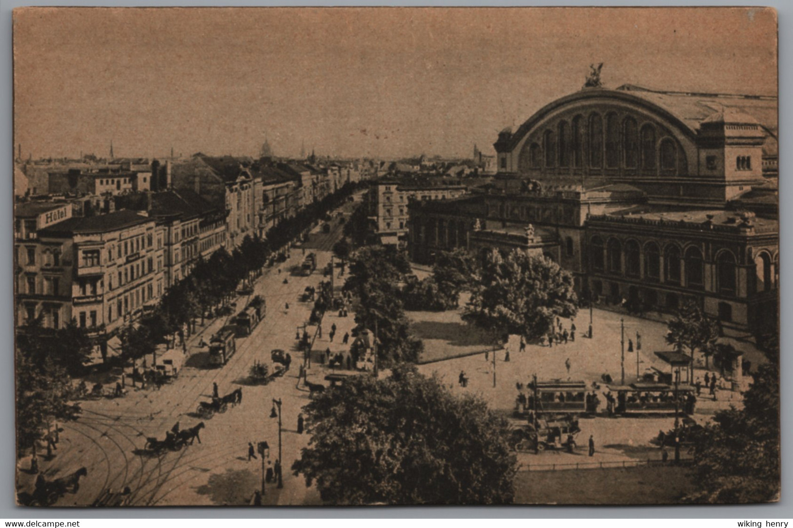 Berlin Kreuzberg - S/w Königgrätzer Straße Mit Anhalter Bahnhof - Kreuzberg