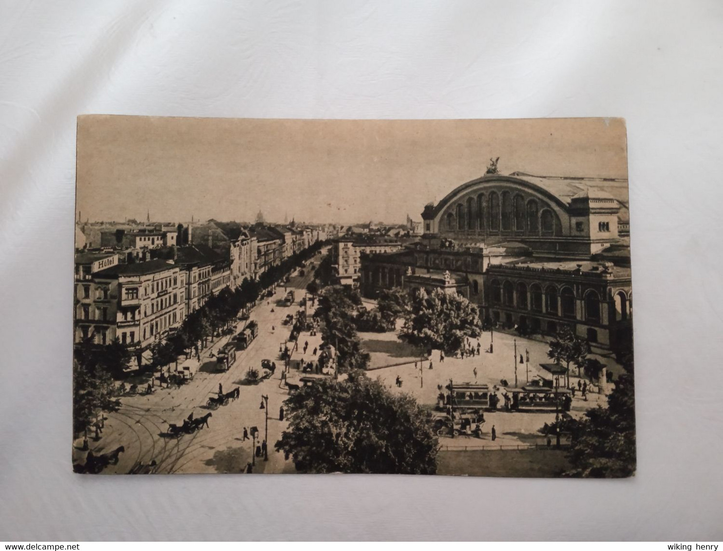 Berlin Kreuzberg - S/w Königgrätzer Straße Mit Anhalter Bahnhof - Kreuzberg