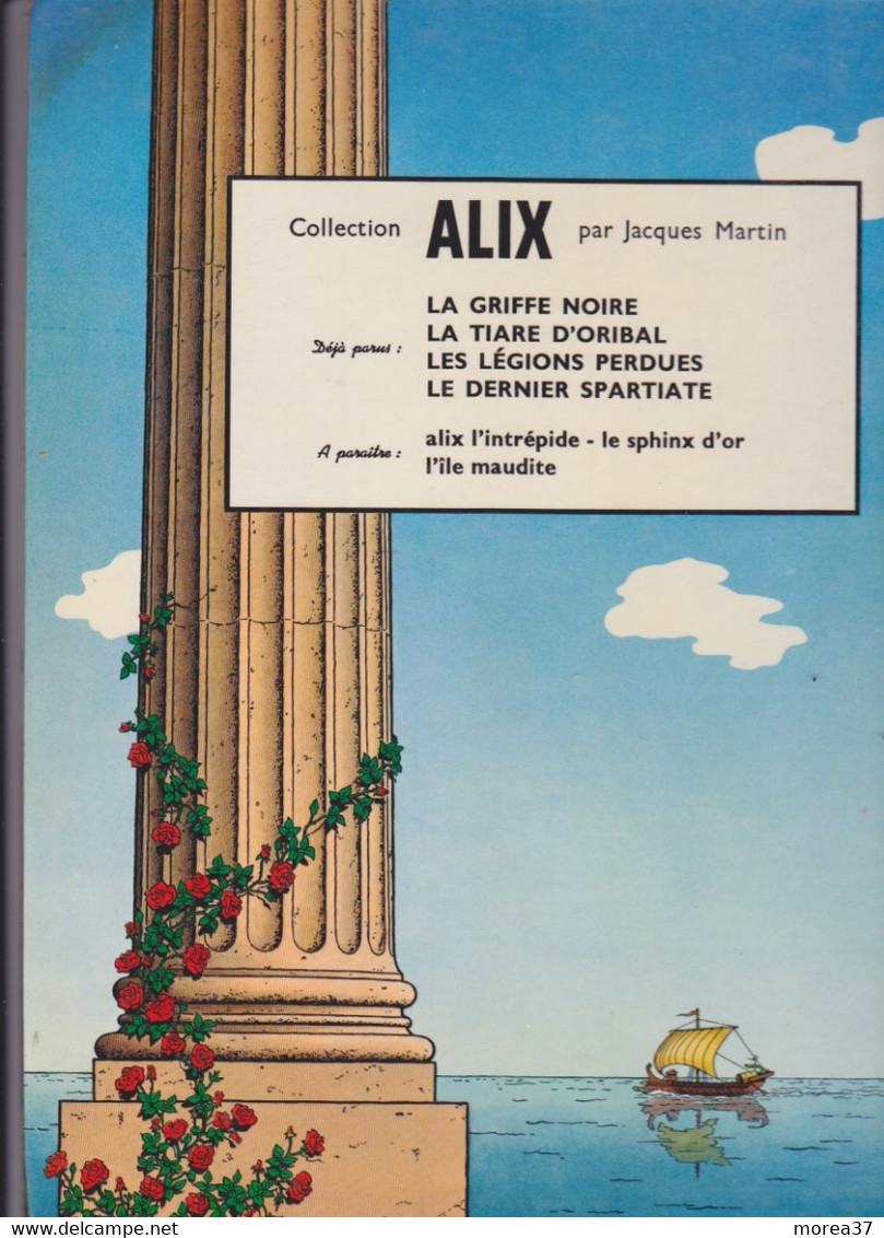 ALIX  " Le Dernier Spartiate "  EO  De JACQUES MARTIN     CASTERMAN - Alix