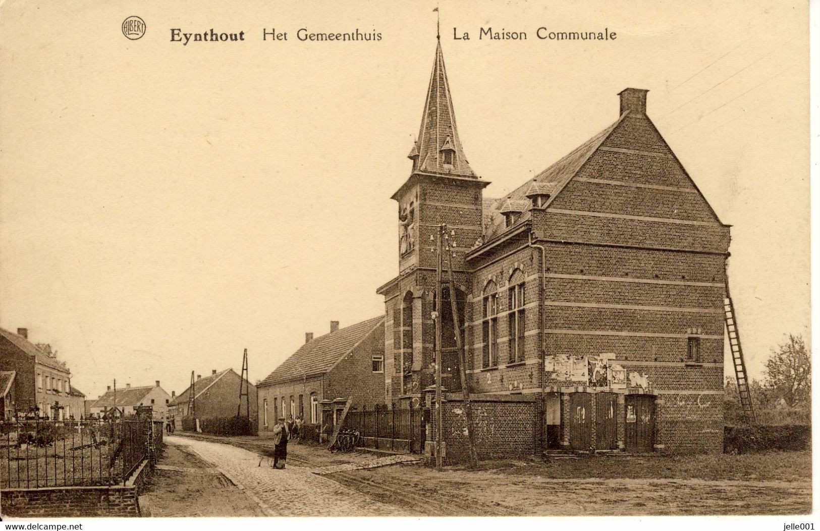 Eynthout Eindhout Laakdal Het Gemeentehuis (en Omgeving) 1939 - Laakdal