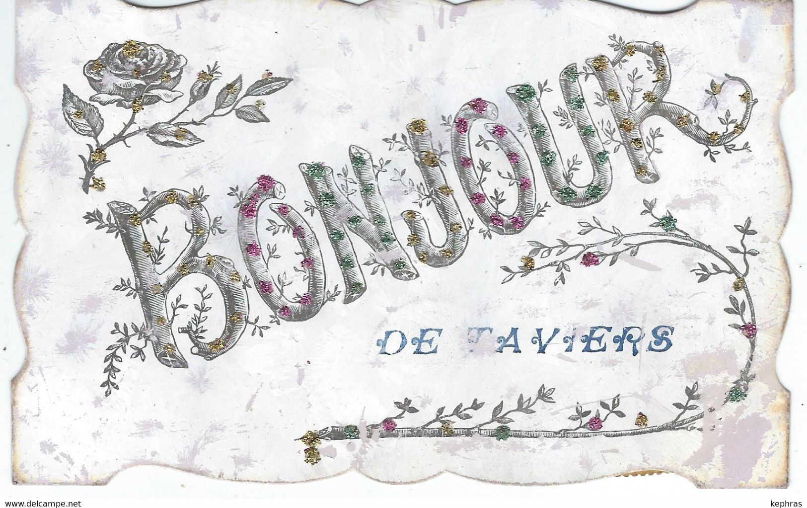 Bonjour De TAVIERS - Cachet De La Poste 1907 - Eghezée