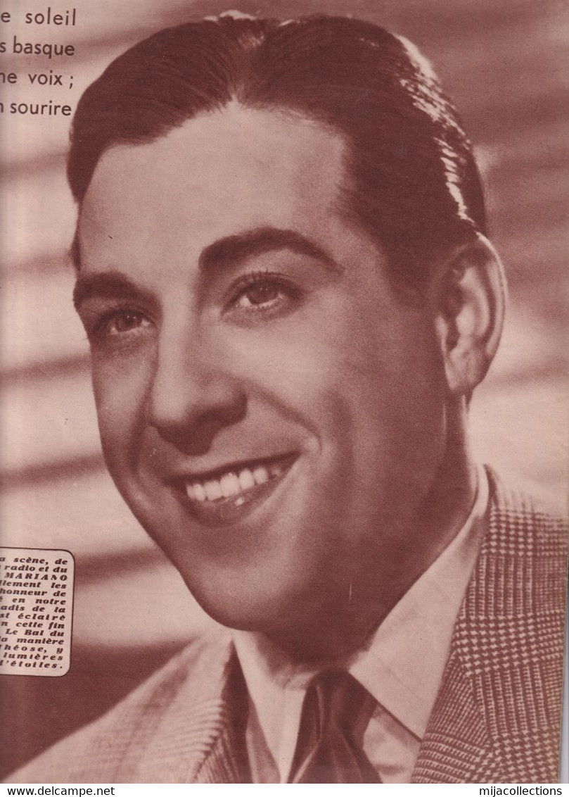 LUIS MARIANO- 1 DOS DE LA REVUE LE FACE A MAIN 1949 - Cinema & Television