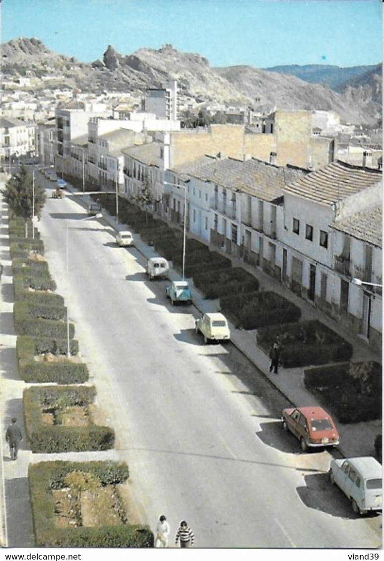 Calasparra - Viste De Calle Y Jardines De Joaquim Paya - Murcia