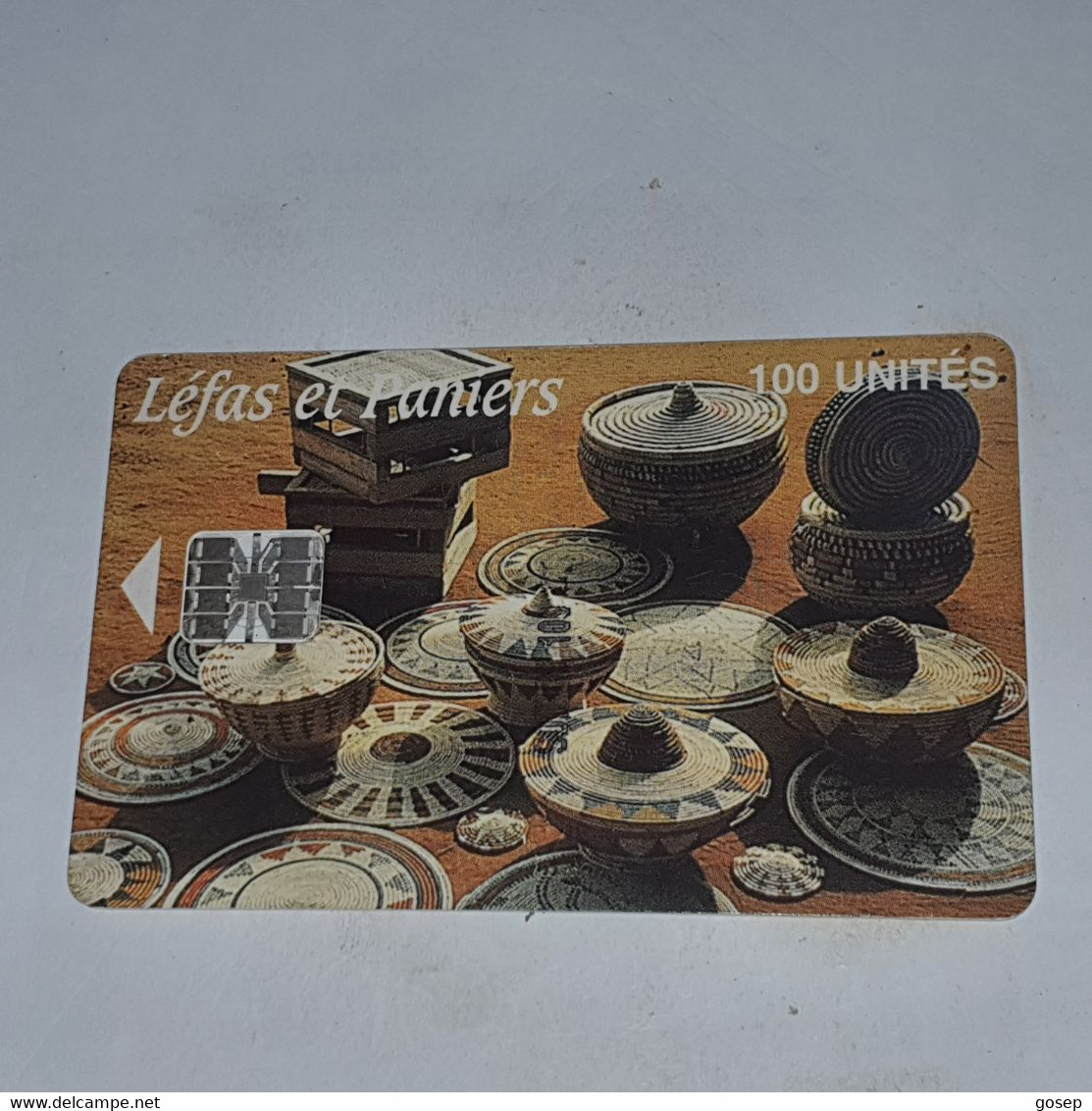 Guinea-(GN-SOT-0014A/2)-Lefas Et Paniers-(15)(100units)(00777460)-used Card+1card Prepiad/gift Free - Guinée