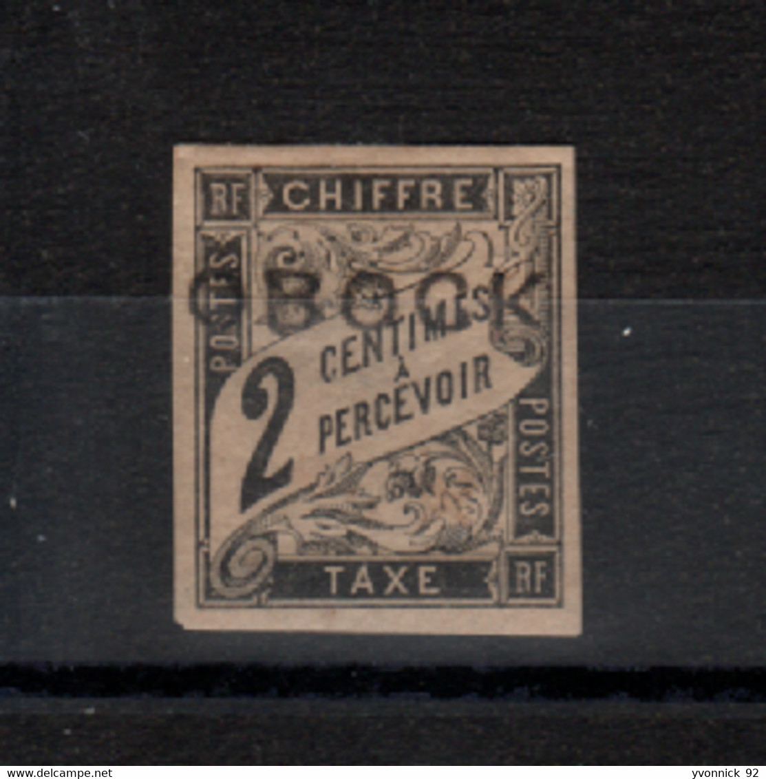 Obock _1892 -  Chiffre Taxe  Signé Brun_ N°6 - Otros & Sin Clasificación