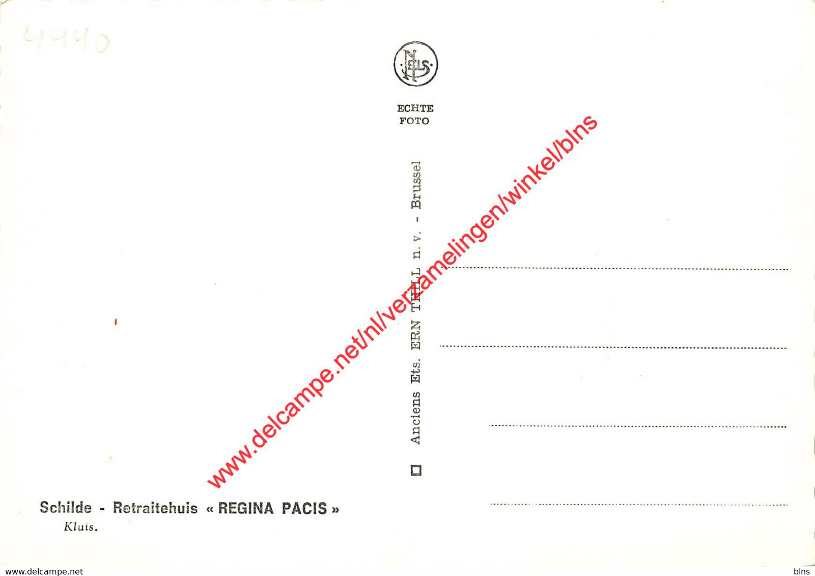 Retraitehuis Regina Pacis - Kluis - Schilde - Schilde