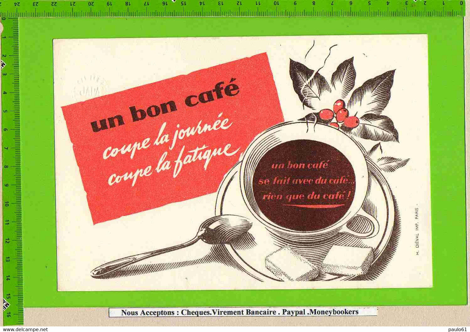 BUVARD :Un Bon Café - Café & Thé