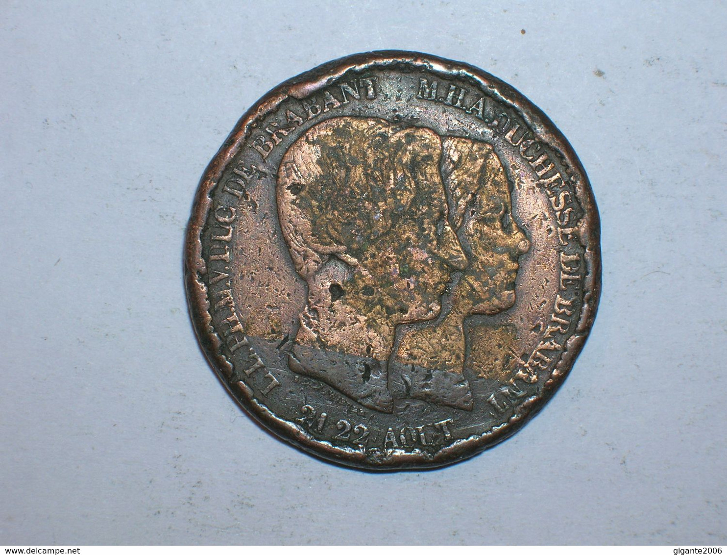 BELGICA 10 CENTIMOS 1853 (9186) - 10 Cent