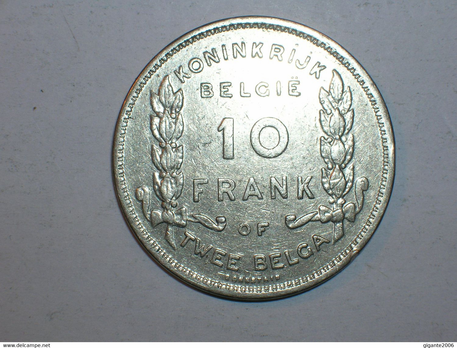 BELGICA 10 FRANCOS 1930 FL (9187) - 10 Francs & 2 Belgas