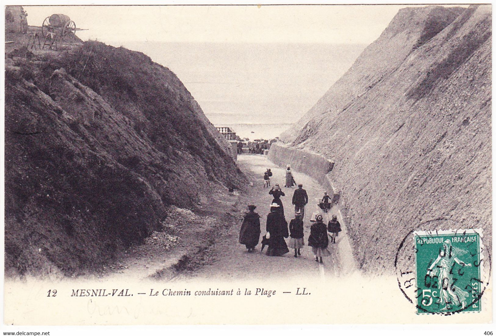 Le Chemin Conduisant à La Plage - Mesnil-Val