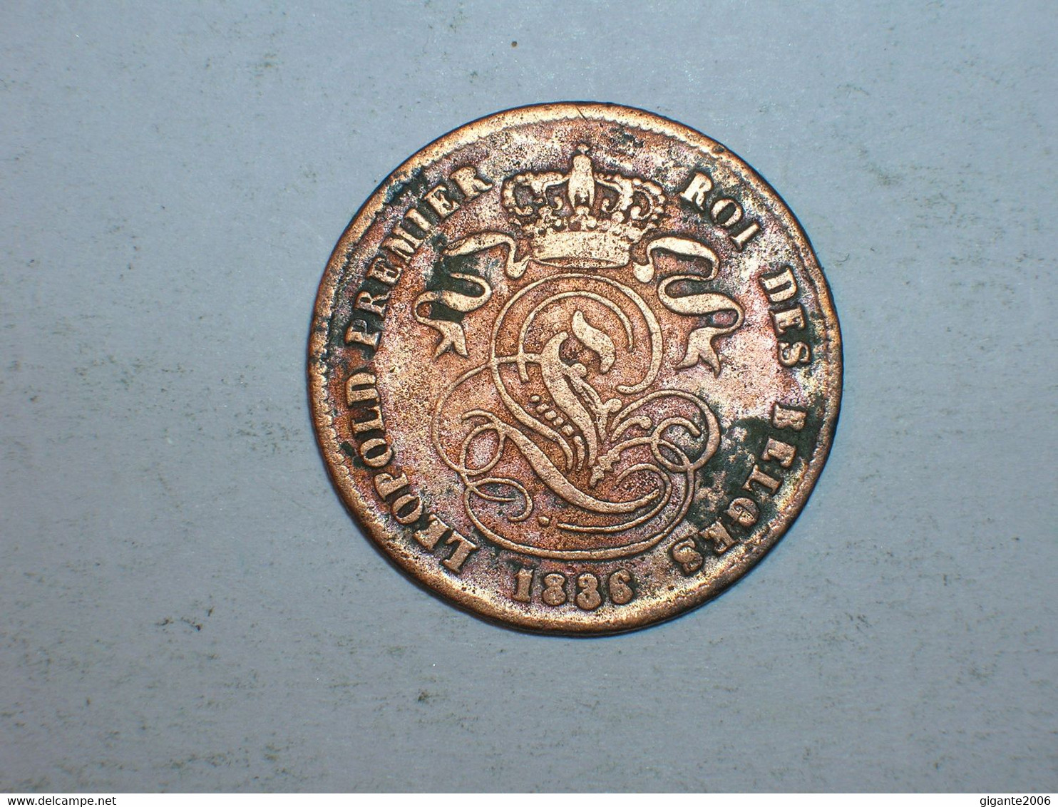 BELGICA 2 CENTIMOS 1836 (9193) - 2 Cents