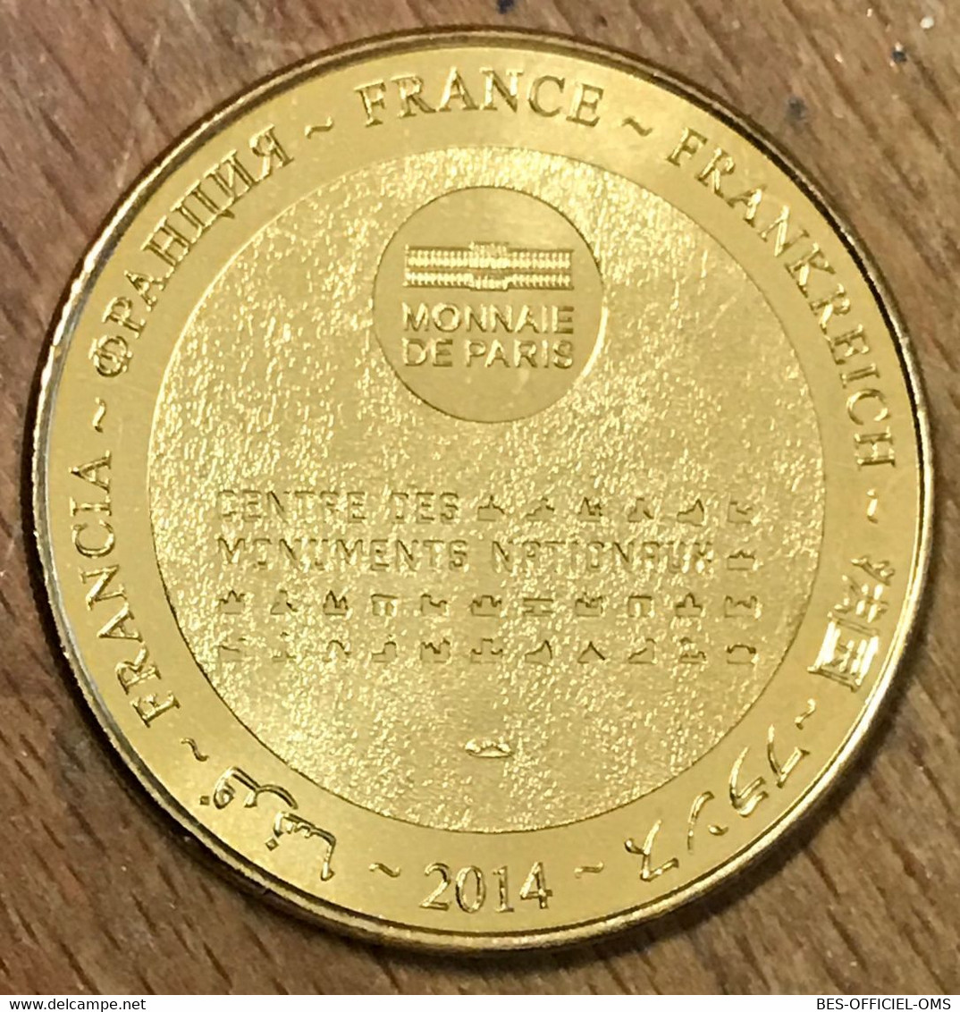 77 CHÂTEAU DE CHAMPS-SUR-MARNE MDP 2014 MÉDAILLE SOUVENIR MONNAIE DE PARIS JETON TOURISTIQUE MEDALS COINS TOKENS - 2014