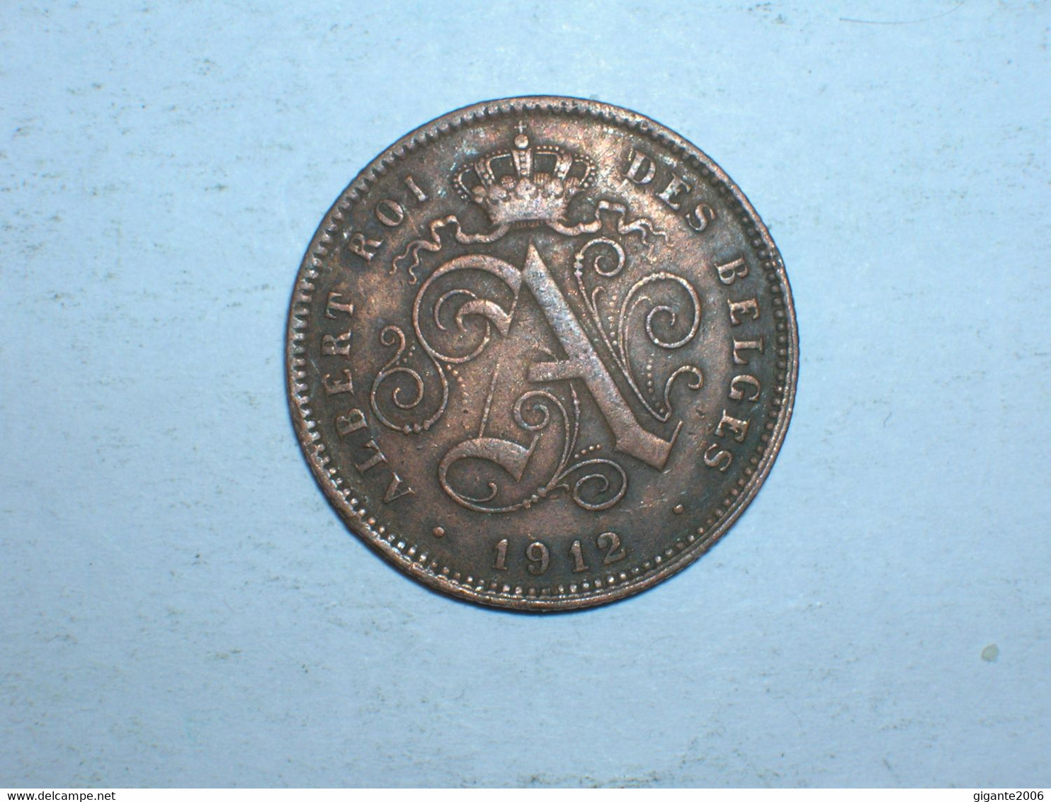 BELGICA 2 CENTIMOS 1912 FR (9215) - 2 Cents