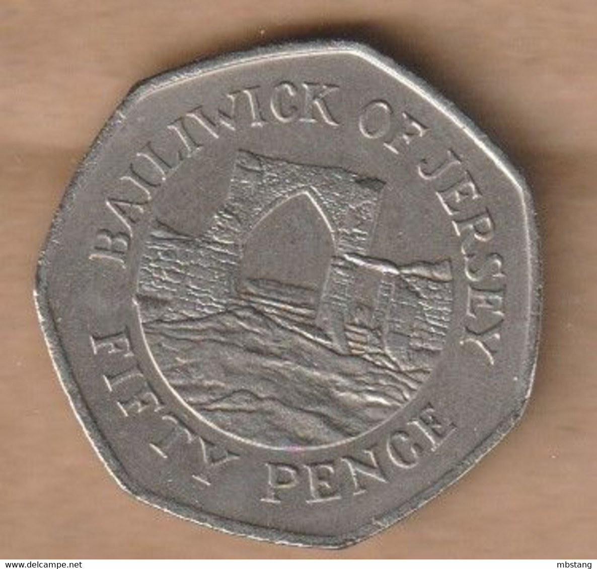 JERSEY  50 Pence 1997  Copper-nickel • 8 G • ⌀ 27.3 Mm KM# 58.2 - Jersey