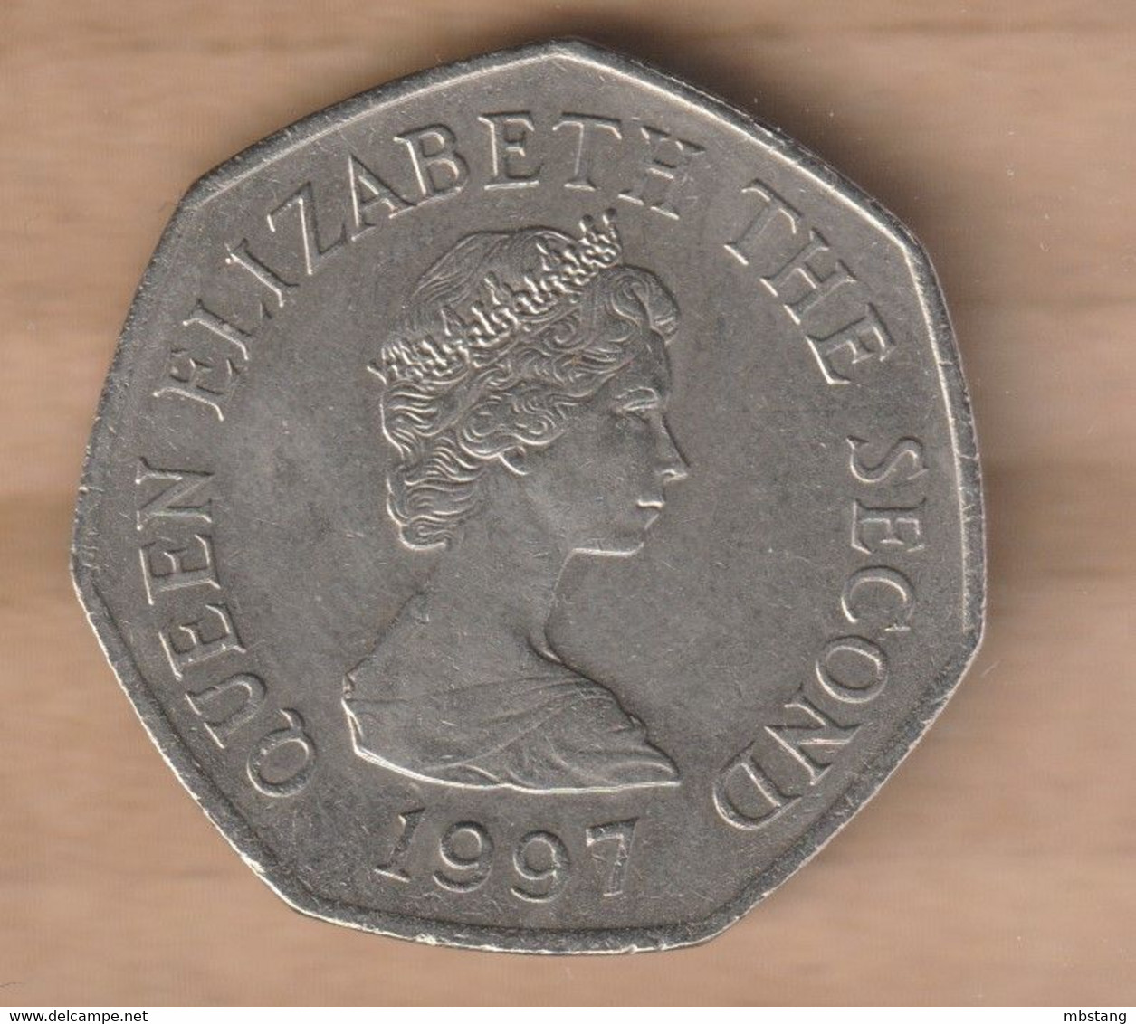 JERSEY  50 Pence 1997  Copper-nickel • 8 G • ⌀ 27.3 Mm KM# 58.2 - Jersey