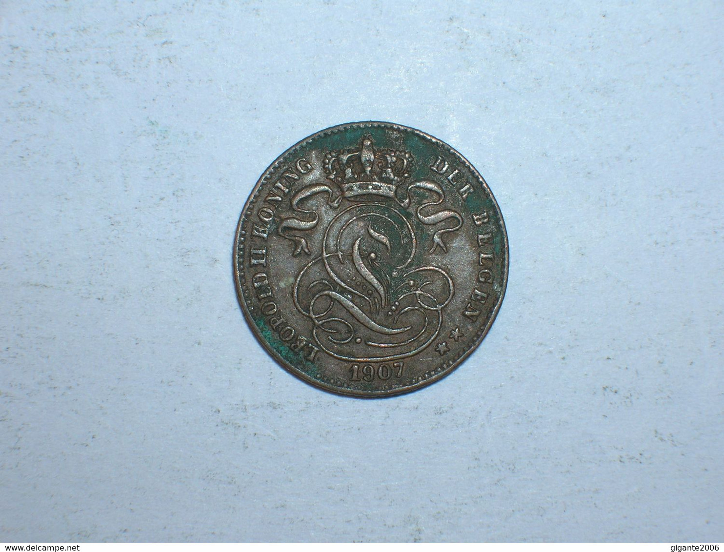 BELGICA 1 CENTIMO 1907 FL (9240) - 1 Cent