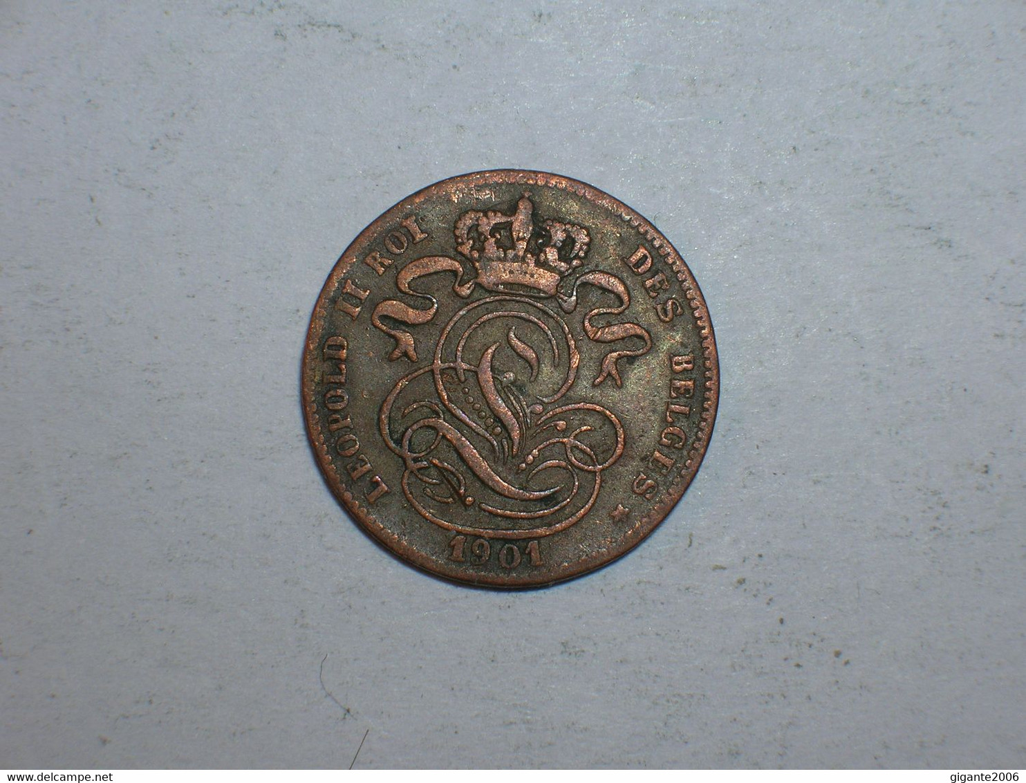 BELGICA 1 CENTIMO 1901 FR (9241) - 1 Cent