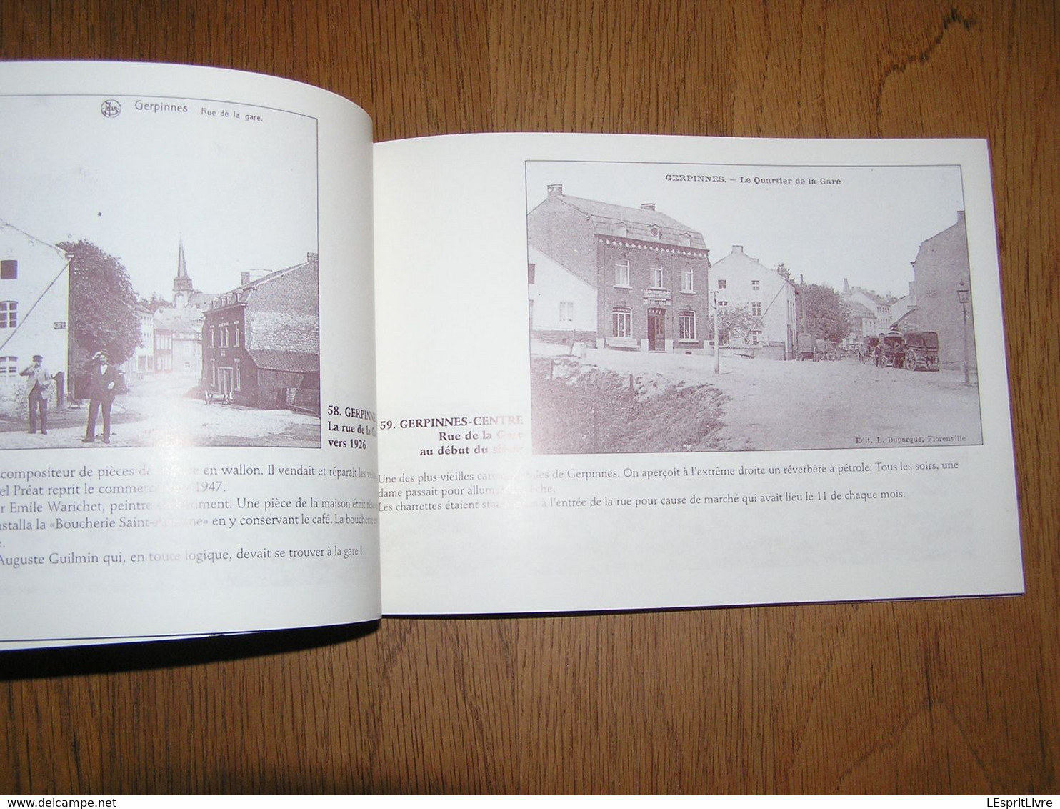 GERPINNES La Mémoire Vivante d'Alfred Mengeot en Images de 1860 à nos Jours Régionalisme Fromiée Hymiée Les Flaches Gare