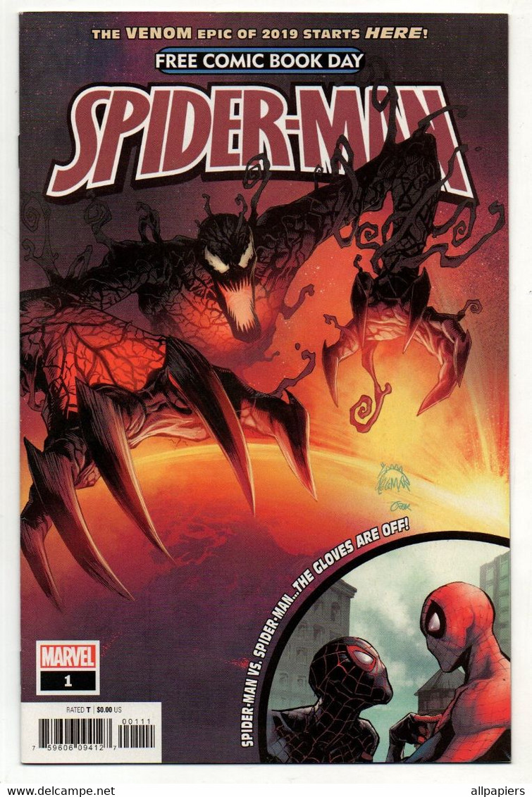 Comics V.O Spider-Man N°1 The Venom Epic Of 2019 Starts Here - Spiderman