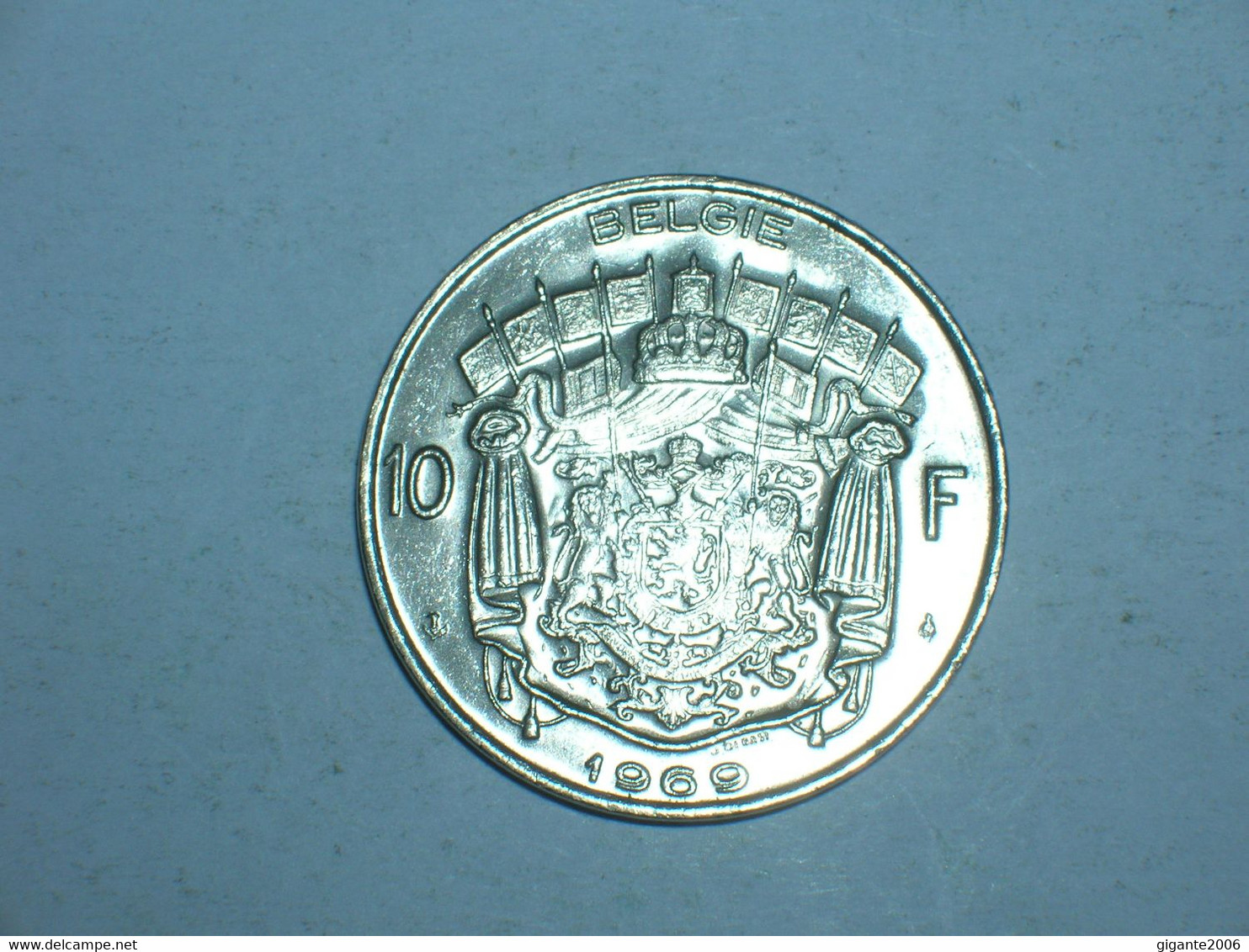 BELGICA 10 FRANCOS 1969 FL  (9255) - 10 Francs