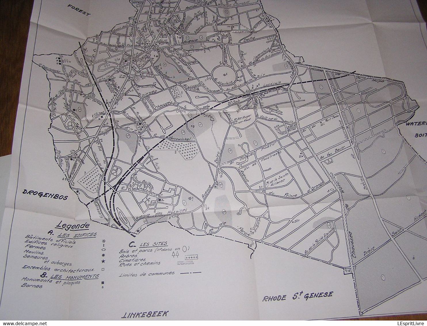 MONUMENTS SITES ET CURIOSITES D'UCCLE UKKEL Régionalisme Histoire Folklore Archéologie Toponymie Forêt Soignes Parc Rue