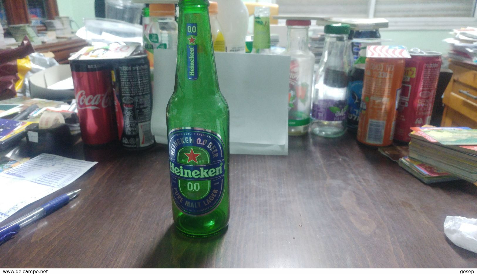 Israel-heineken-(heineken 0.0 Beer-pure Malt Lager)-(330ml)-(alcohol-0.0)-bottle Beer - Cerveza