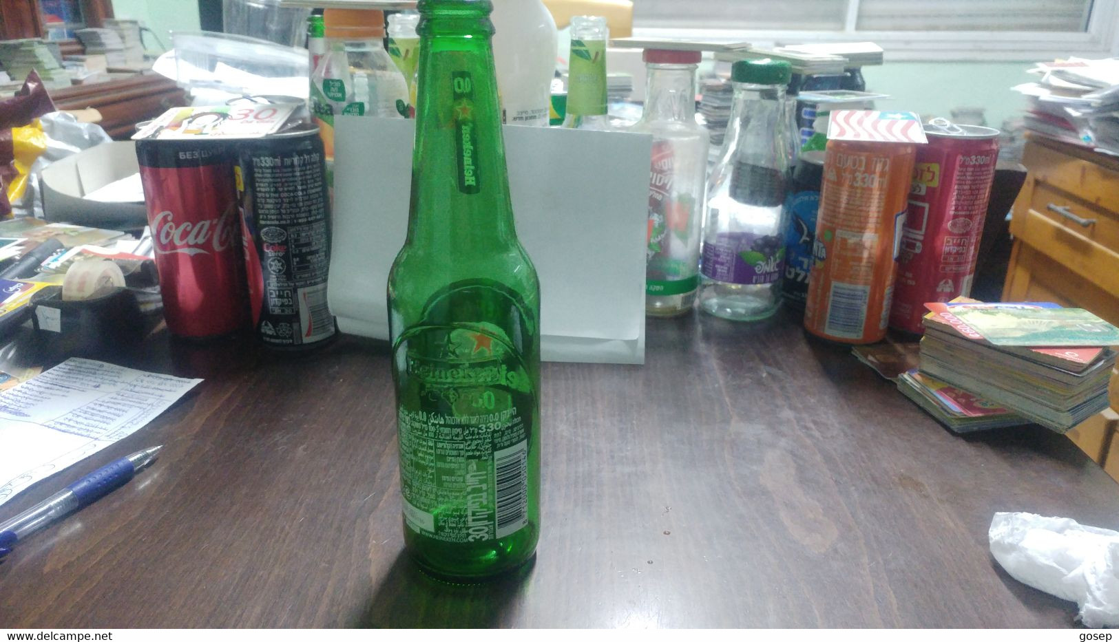 Israel-heineken-(heineken 0.0 Beer-pure Malt Lager)-(330ml)-(alcohol-0.0)-bottle Beer - Bier