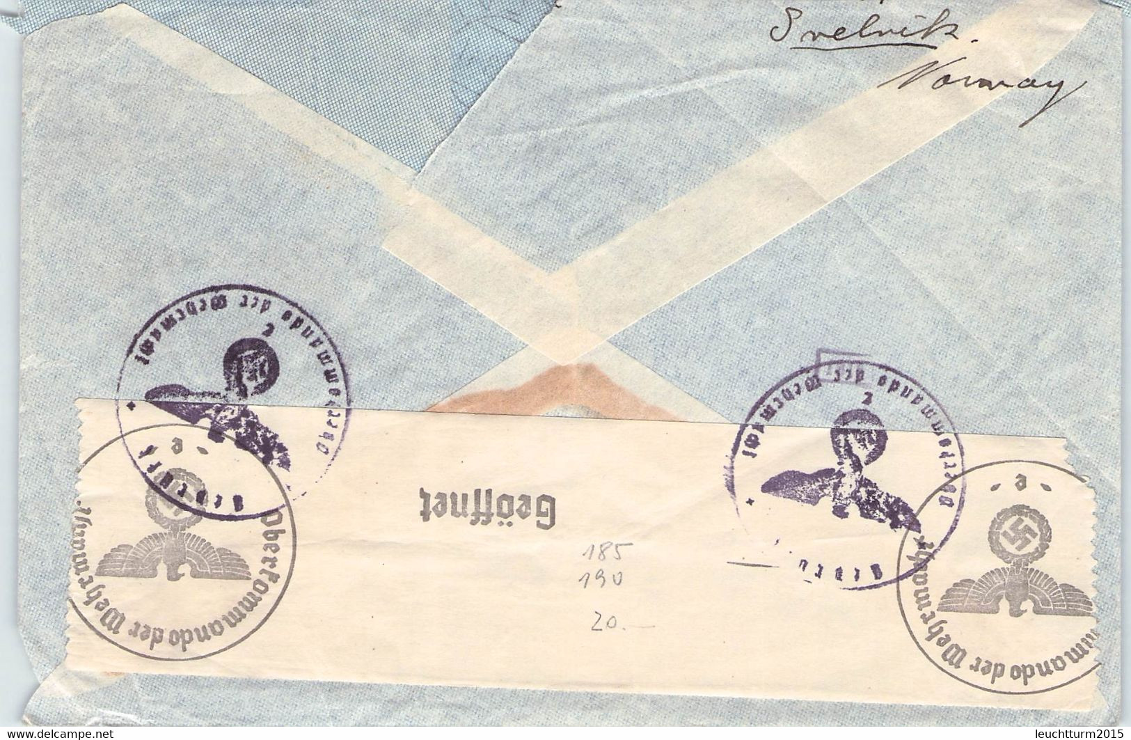 NORWAY - AIRMAIL 12.3.1941 SVELVIK > USA /QE 32 - Cartas & Documentos