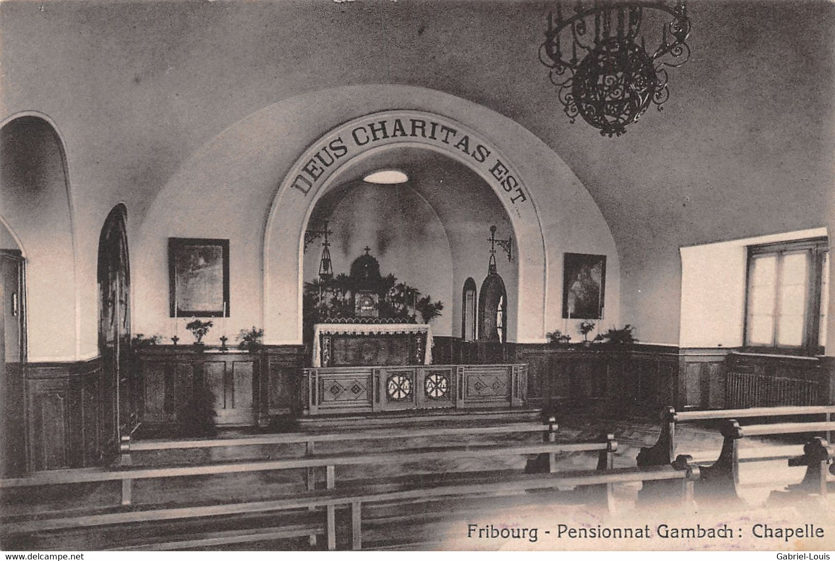Fribourg Pensionnat Gambach Chapelle - Chapelle